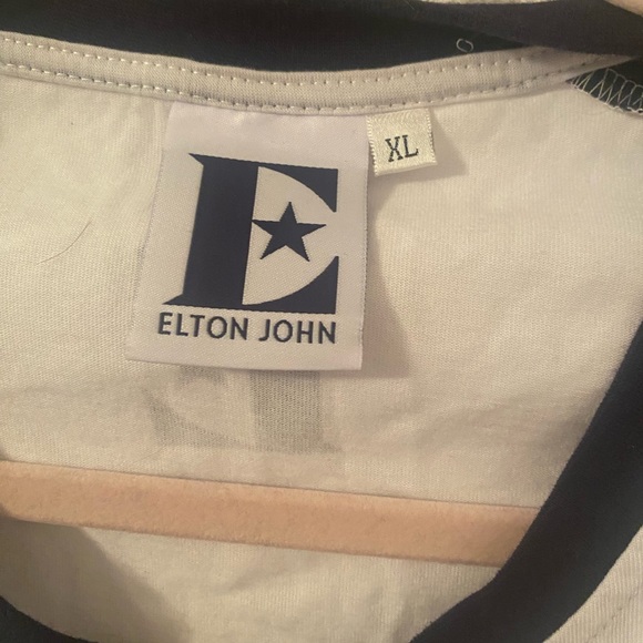 Elton John Farewell Yellow Brick Road tour star spangled long sleeved shirt - Picture 3 of 4